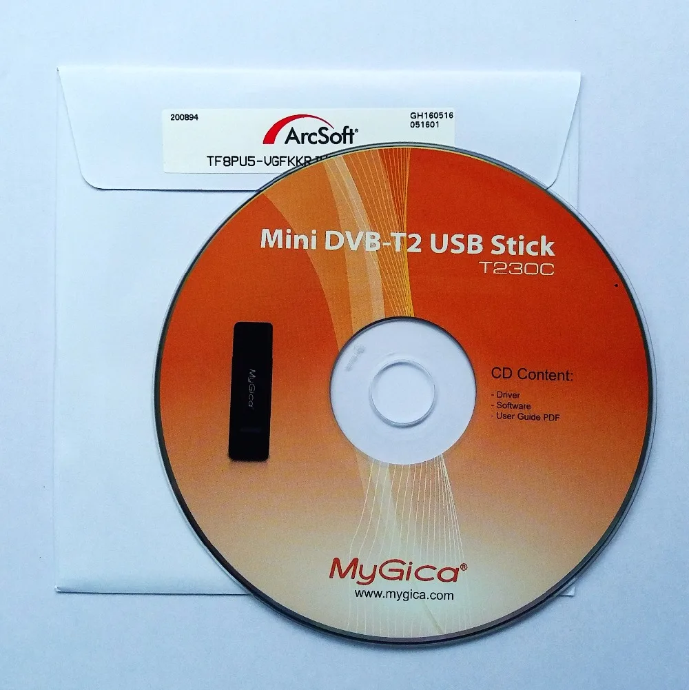 DVB T2 ресивер USB HD ТВ тюнер Geniatech Mygica T230C для приставок T/ C Европы России Таиланда