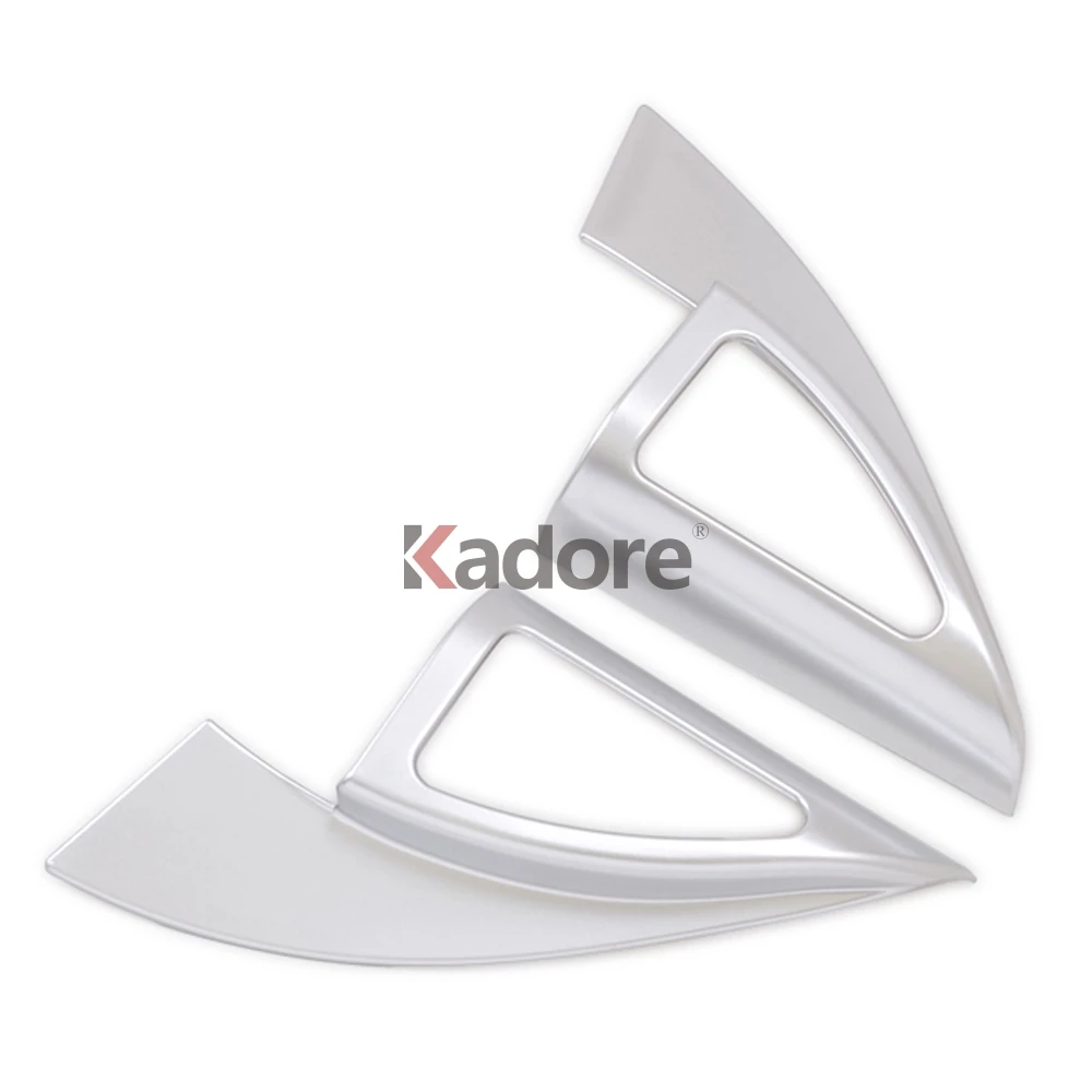 Для Kia Rio 4 X-line нержавеющая сталь передняя дверь столб треугольная крышка отделка украшения интерьера аксессуары