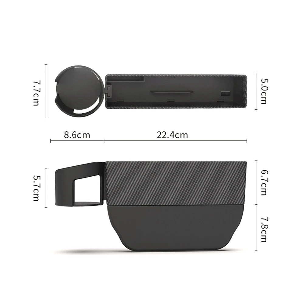 1 шт. мульти-автомобильное сиденье слот коробка для хранения складной стеганый держатель для стаканов карбон/волокно/АБС/кожа интерьер модельный автомобильный аксессуар