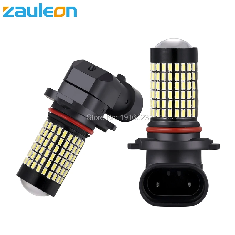Zauleon 2 шт. 9006 HB4 светодиодная противотуманная фара 132SMD 3014 837 люменов белый 6000K