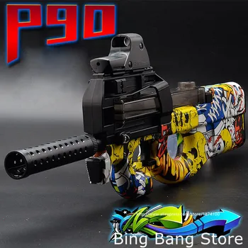 

P90 Auto Continuous Water Gun Out Door Newweapon Live CS Field Camp Abullet Gun For Children Youth Adult Gift Boy
