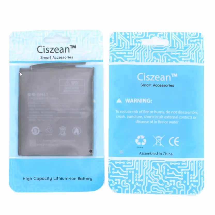 Сменный аккумулятор Ciszean BN41 4100 мАч для Xiaomi Redmi Note 4 MTK Helio X20 4X Pro|battery for xiaomi|battery forbattery