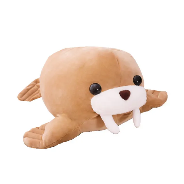 super Cute Walrus Plush Toy Cartoon Stuffed Animal Dolls Soft Plush