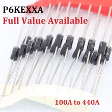 20 шт P6KE P6KE100A 150A 160A 180A 200A 220A 250A 300A 350A 400A 440A Телевизоры диода P6KE