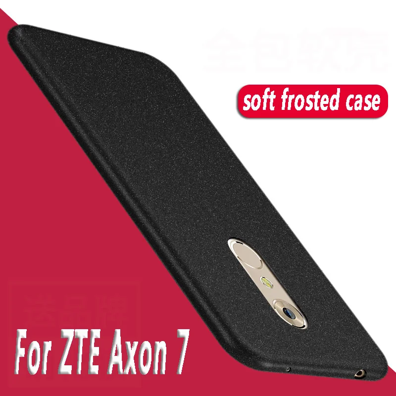 

For ZTEAxon 7 Case Silicone Sandstone Soft Tpu phone Protector back cover on ZTE Axon 7 A2017 case 5.5 soft smooth Axon 7 cover
