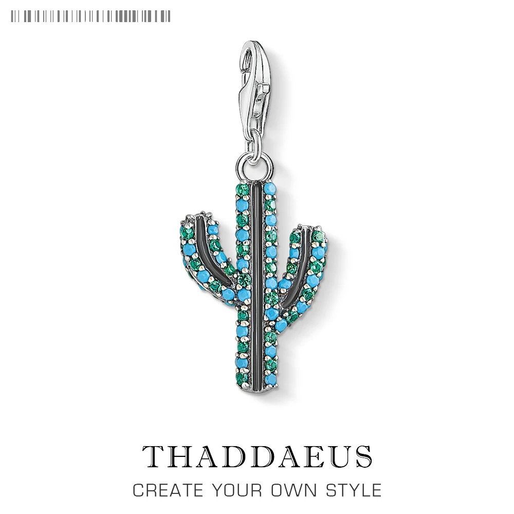 BULK 30 Cactus charms silver tone L220