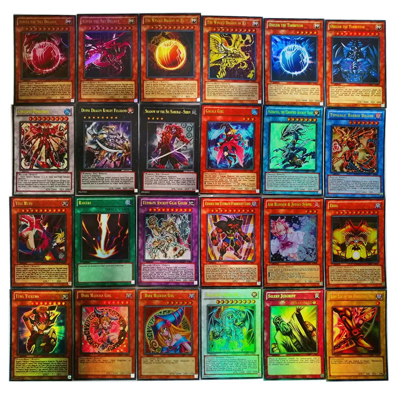60pcs Shining Cards No duplicate Japan Anime Cards Game Battle Children English Game Cards Cartoon Rare Dragon Cards Toys