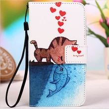 Mode New Colorful dessin PU portefeuille en cuir Style dédié couverture de téléphone pour Wiko coucher de soleil 2 cas