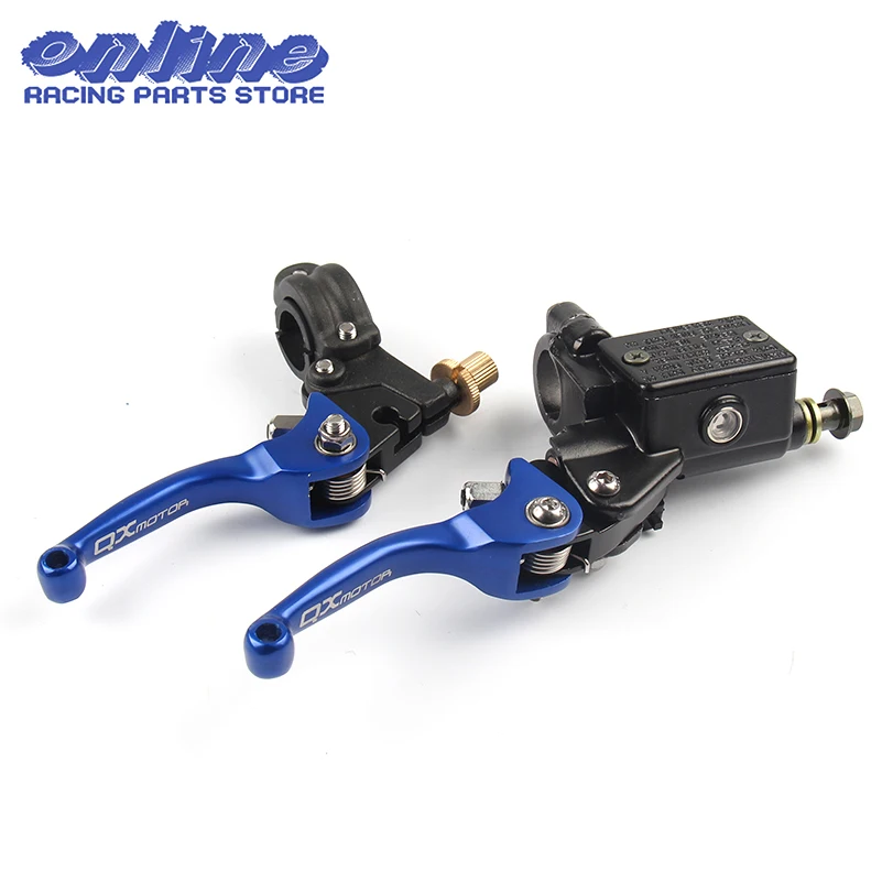 QXMOTOR логотип CNC Складной тормозной рычаг сцепления с передним насосом подходит