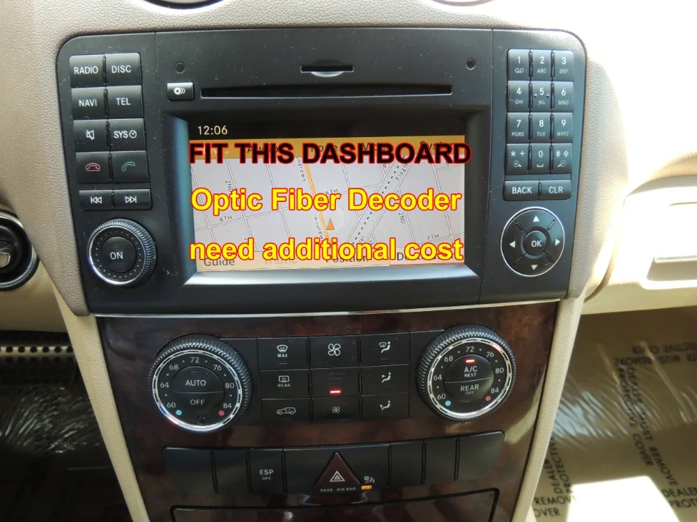 9''Android 9 0 четырехъядерный Автомобильный GPS сенсорный экран для Mercedes Benz ML CLASS W164