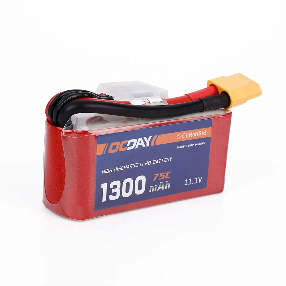 RC модель 3 S 11 1 V 14 8 1300 mAh 1500 1800 75C LiPo батарея XT60 для QAV180 220 250 280 FPV гоночный Дрон