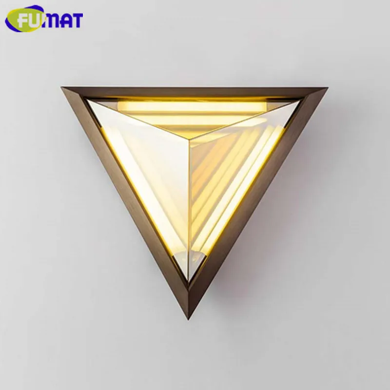 FUMAT Triangle Wall Lamps Modern LED Wall Light Living Room Bedroom