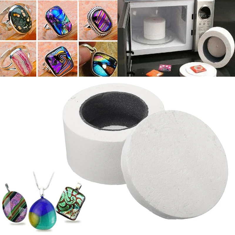 

1set Ceramic Fibre Small Microwave Kiln for Glass Fusing Supplies Professional Tools