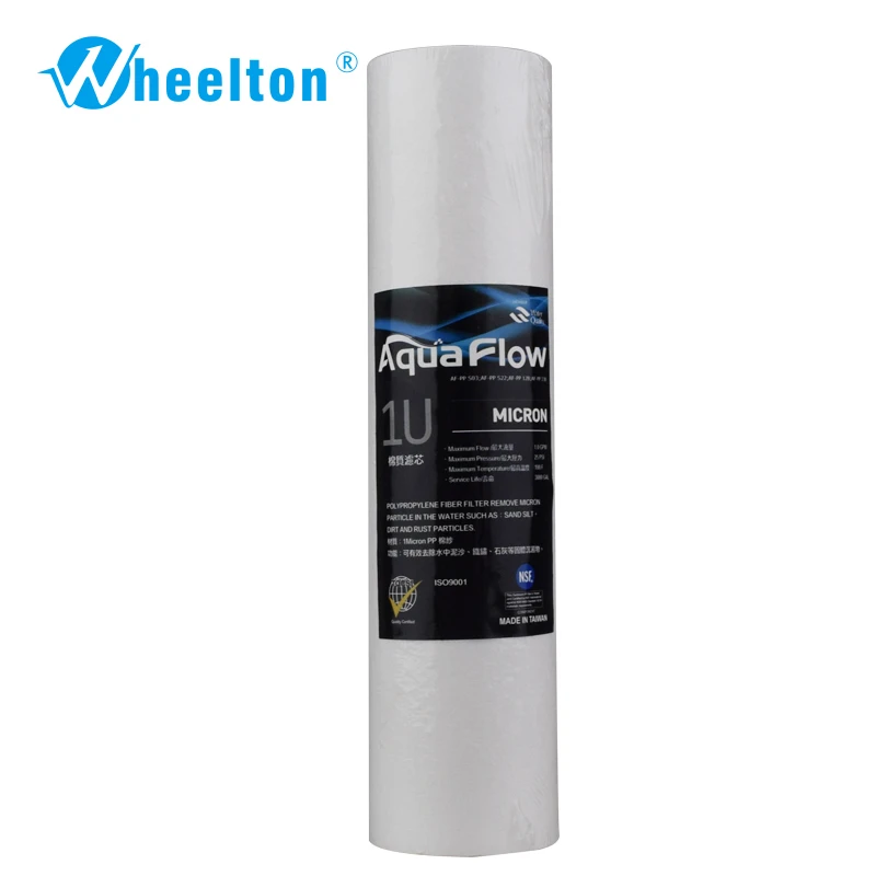 

FreeShipping Water Filter NSF Sediment polypropylene filter 10" 1 Micron PP Replacement filter Cartridge Reverse Osmosis RO