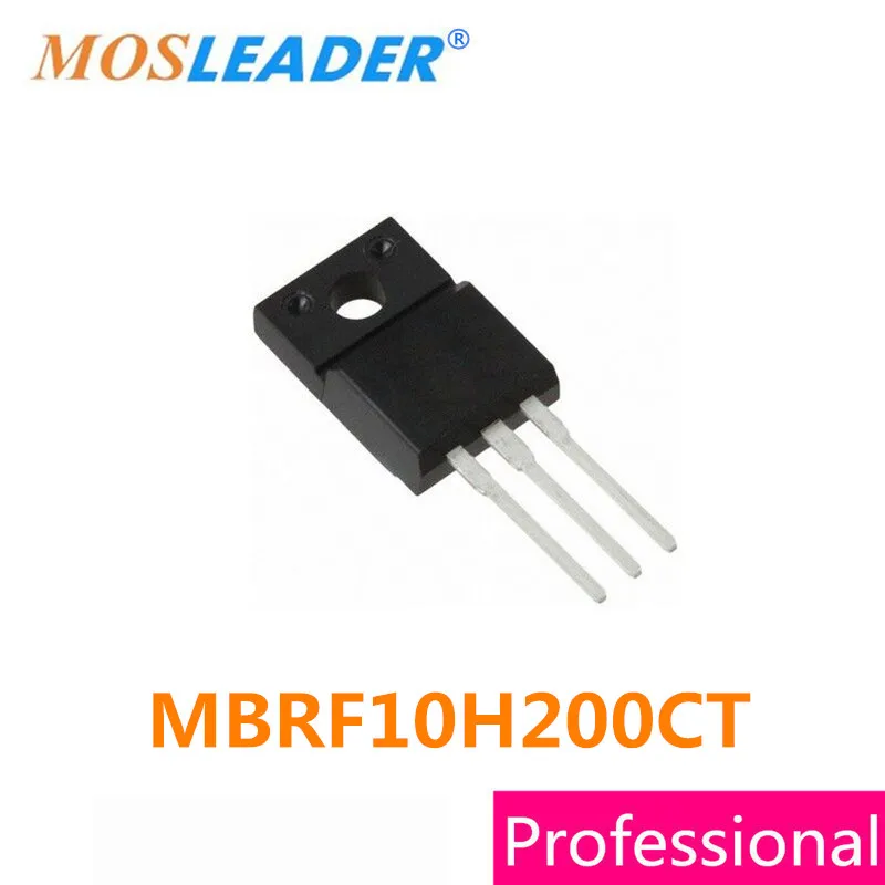 Mosleader MBRF10H200CT TO220F, 50 шт в наборе, MBRF10H200 TO-220F 10H200 MBRF10H200C высокого качества