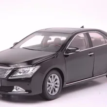 1:18 литая под давлением модель для Toyota Camry 2012 черный сплав игрушечный автомобиль миниатюрная Коллекция подарков