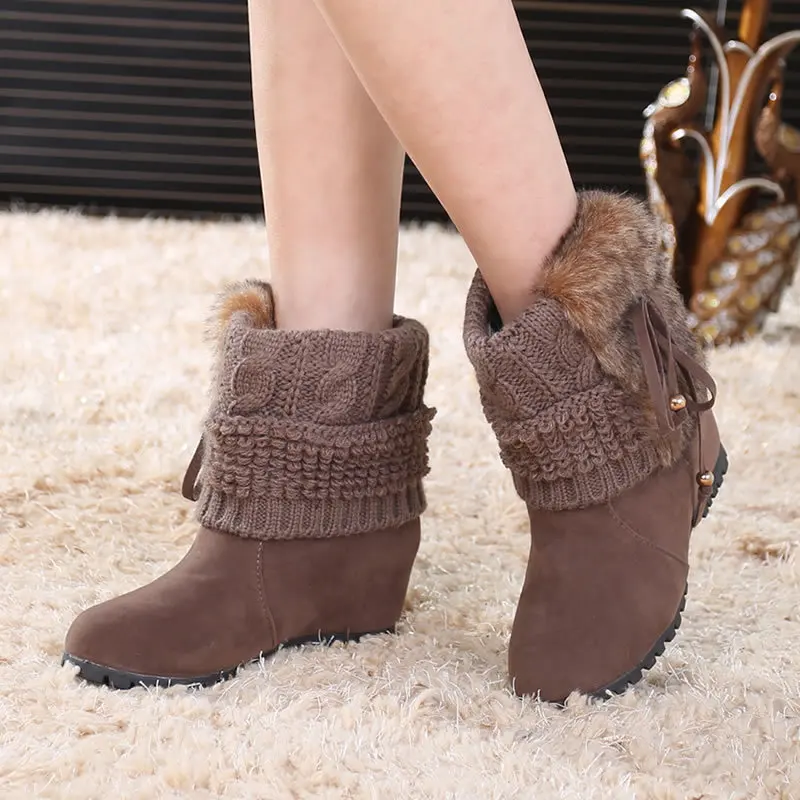 Mazefeng 2018 Female Winter Shoes Keep Warm Women Casual Boots Women