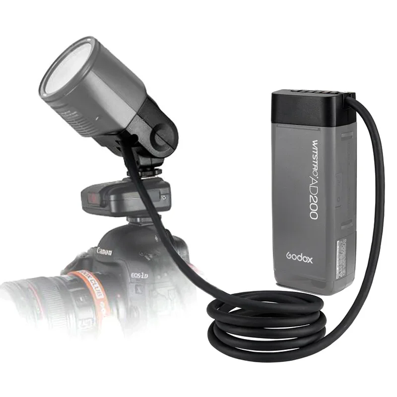 Удлинительный светильник Godox EC200 адаптер для внешней вспышки AD200 1 85 м|Фотовспышки|