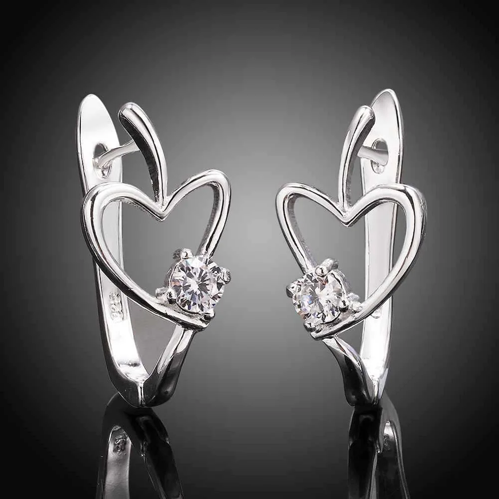 

Women Special Simple Personality Accessories Necessaries Practical Fashion Heart Earrings Supplies Popular Funny