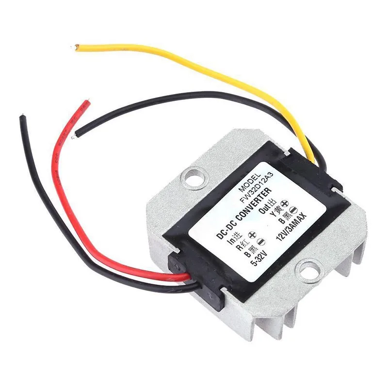 

DC-DC 5-32V to 12V 3A Automatic Voltage Stabilizer Power Converter Regulator AI88
