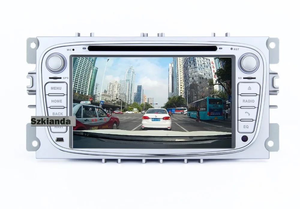 Excellent 7inch Android 8.0 2Din Car DVD Player For FORD Focus DVD MaAX Mondeo Radio 2Din With 4G Wifi GPS Navi Radio free Map+DVR 6