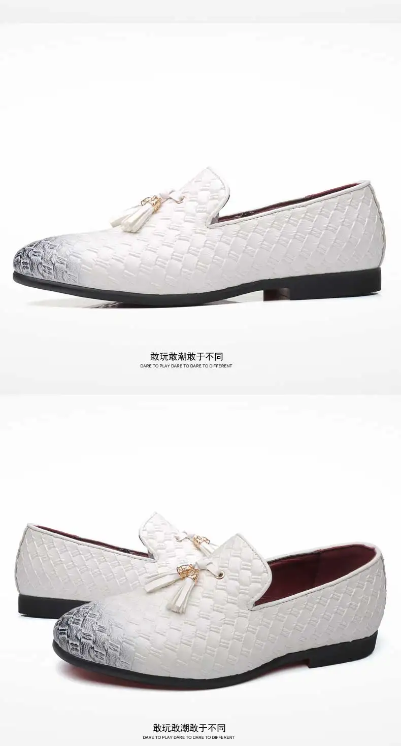 Размеры 38-48; мужские лоферы; модельные туфли с красной подошвой; Роскошные вечерние дизайнерские свадебные мужские туфли;# SY-9513