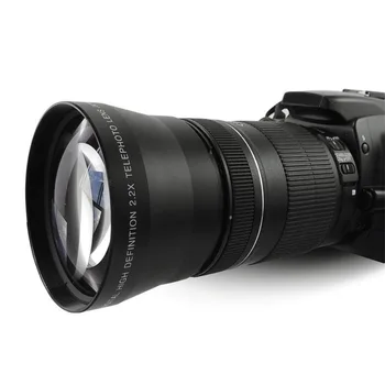 Lightdow-teleobjetivo de 67mm, 2.2x, para Canon EOS 550D 600D 650D 700D 60D 70D 18-135mm, lente Nikon 18-105mm