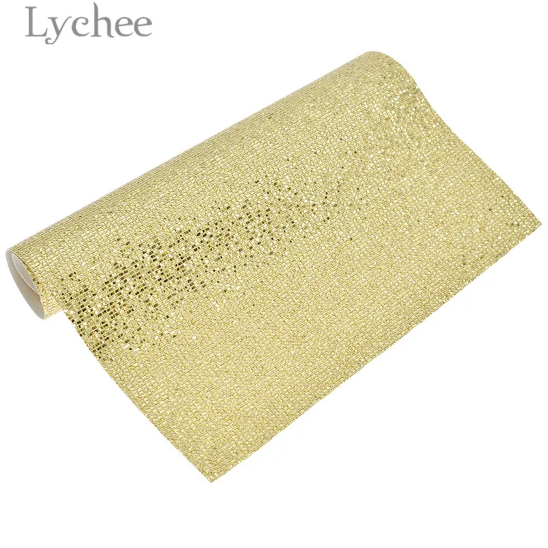 Lychee Life 29x21 см A4 проверенная блестящая ткань из искусственной кожи высокого качества Синтетическая Кожа DIY материал для сумок одежды