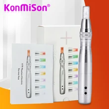 Konmison винт Dr. pen Дерма ручка иглы картридж иглы наконечники(12pin иглы) для электрической Микро прокатки Дерма штамп терапии