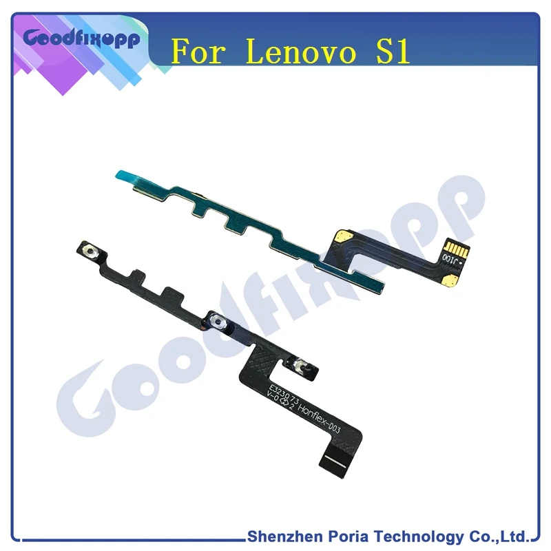 LEN051 Original 100% tested For Lenovo S1 Power on off Volume Button Up Down Key Flex Cable Ribbon Replacement Parts free shipping(3)