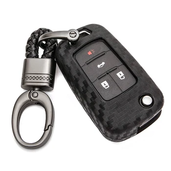 

Carbon Fiber Pattern Car Key Fob Cover For Opel Vivaro Corsa D C Vectra Signum Omega Astra Karl Agila Mokka Key Case Accessories