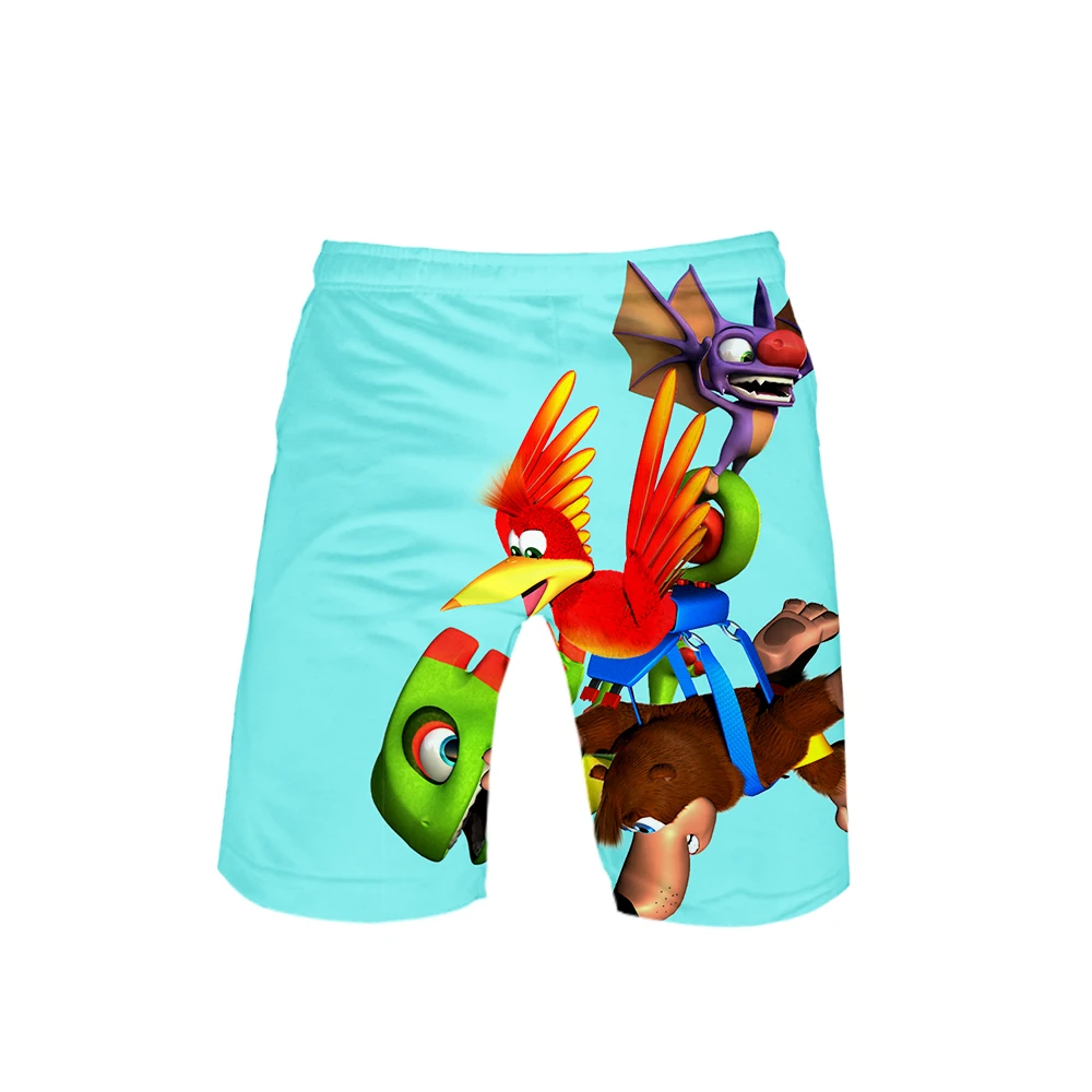 Leisure HIP HOP Banjo Kazooie 3D Print male summer Casual Cool and breathable Ventilation style beach shorts