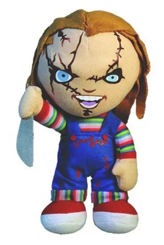Beste Mega Figuur Nieuwe 9   Kind Spelen Gehavende Chucky Schrikken Pluche Pop PP Katoen Action Figure Model Collectible Speelgoed in Voorraad