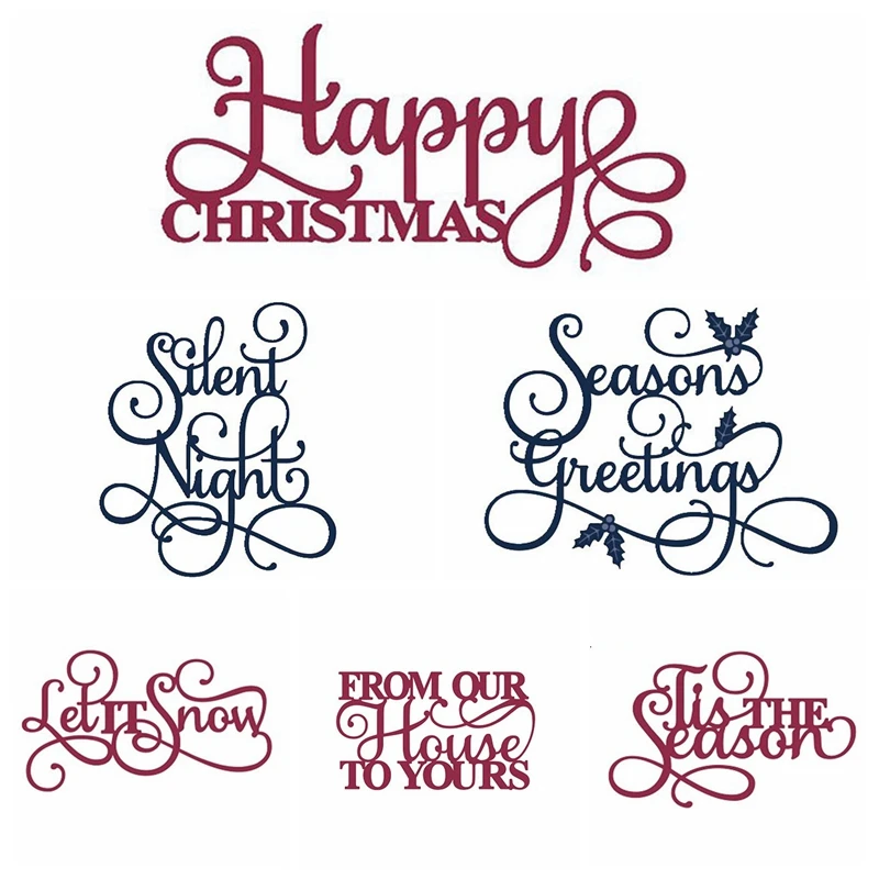 

Classical Letter Metal Cutting Dies Stencils For DIY Scrapbooking Decorative Embossing Suit Paper Cards Die Cutting Template