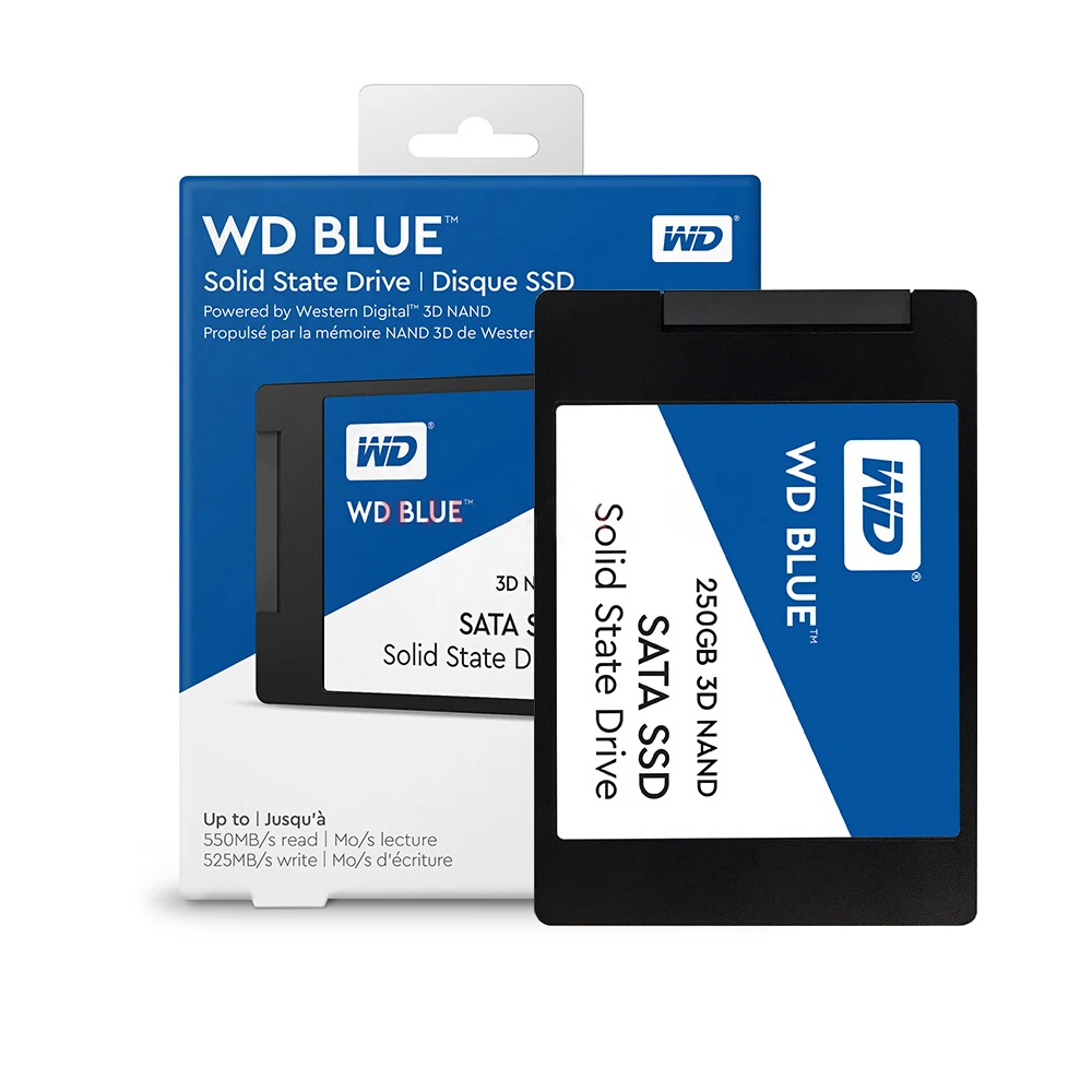 Твердотельный диск Western Digital New WD Blue 250 Гб SSD Внутренний твердотельный ГБ SATA 6 Гбит/с
