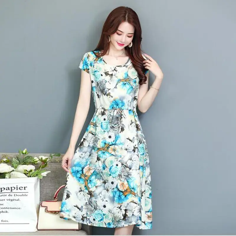 Summer Dress 2019 New Women Style Loose Clothes Comfortable Cotton