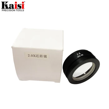 

Profession SZM2.0X Auxiliary Objectives Len For Stereo Microscope Binocular Trinocular Accessoires WD30mm High Definition