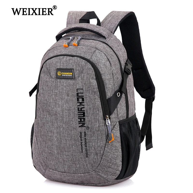 Koop WEIXIER mannen 2019 Nieuwe Rugzak Tas Mannelijke Polyester Laptop Rugzak Computer Zakken High School Student Studenten Tas Mannelijke