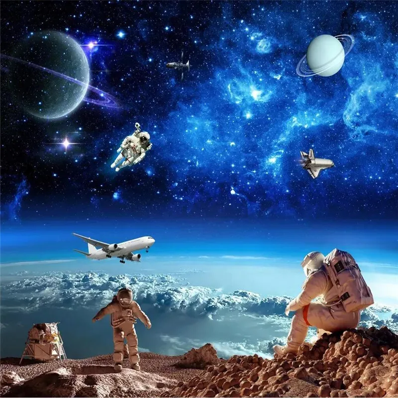 

Cosmic starry galaxy ceiling background wall professional production mural wholesale wallpaper mural poster photo wall