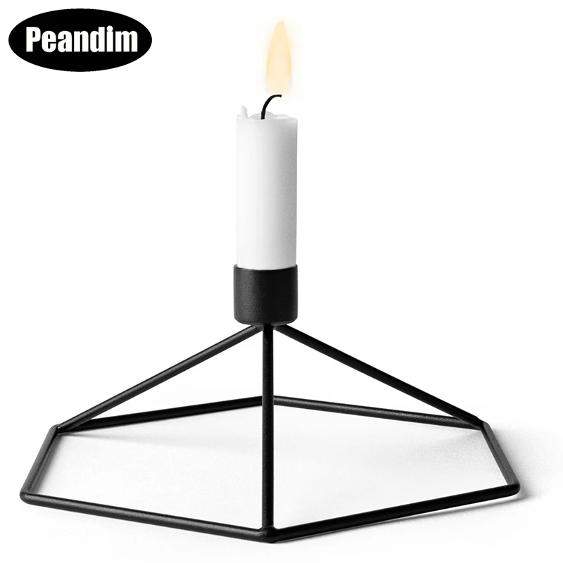 Peandim Nordic Style Candle Holder European Creative Stick Candle Stand