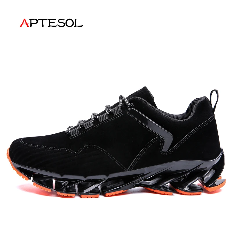 

APTESOL Men's Running Shoes Blade Rubber Sole Men Sneakers Athletic Breathable Outdoor Sport Shoes Zapatillas Hombre Deportiva
