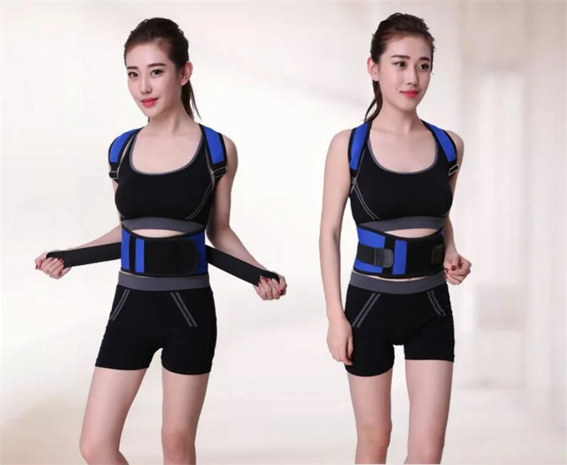 Neoprene Back Posture Corrector Back Support Belt Posture Corset for Women Men Back Brace Shoulder Brace Belt Adjustable B002 (9)