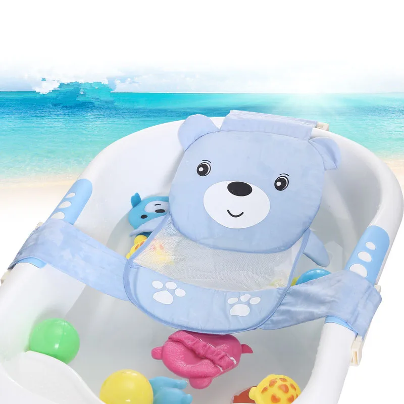 Baby Bath Net Sling for Tub Bathtub Newborn Toddler Bathing Shower Mesh Seat Support AN88 Baby Bath Net Sling for Tub Bathtub Newborn Toddler Bathing Shower Mesh Seat Support AN88