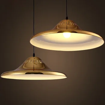 

Nordic Style Loft Pendant Light Creative Modern Led Pendant Lights Saucer Metal Vintage Pendant Lamp Restaurant Hanging Lamp