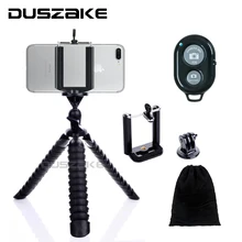 Duszake Mini Tripod For Phone Camera Stand Mini Octopus Gorillapod 8 for iPhone 7 GoPro hero