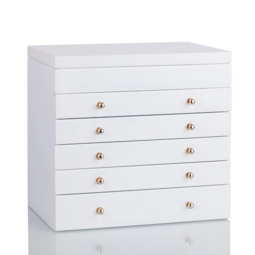 girls white jewelry box