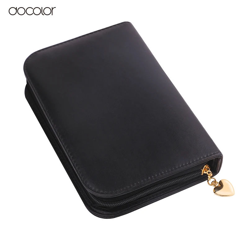 

Docolor New Makeup Brushes Bag PU Leather Cosmetics Bag Big Capacity for Make Up Brush Kit Free Shipping