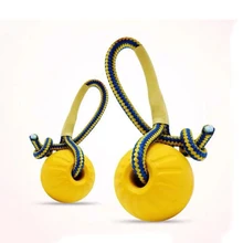 Dog Toys Teeth Indestructible Bite Rubber Puppy Funny Training Ball Chew Toys Play Fetch Solid With Carrier Rope Pet Dog
