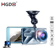 HGDO 4 inch Dash cam Full HD 1080P Car dvr camera Dual Lens Night vision Recorder 2.5D mirror Video Registrator Camcorder DVRS HGDO 4 inch Dash cam Full HD 1080P Car dvr camera Dual Lens Night vision Recorder 2.5D mirror Video Registrator Camcorder DVRS