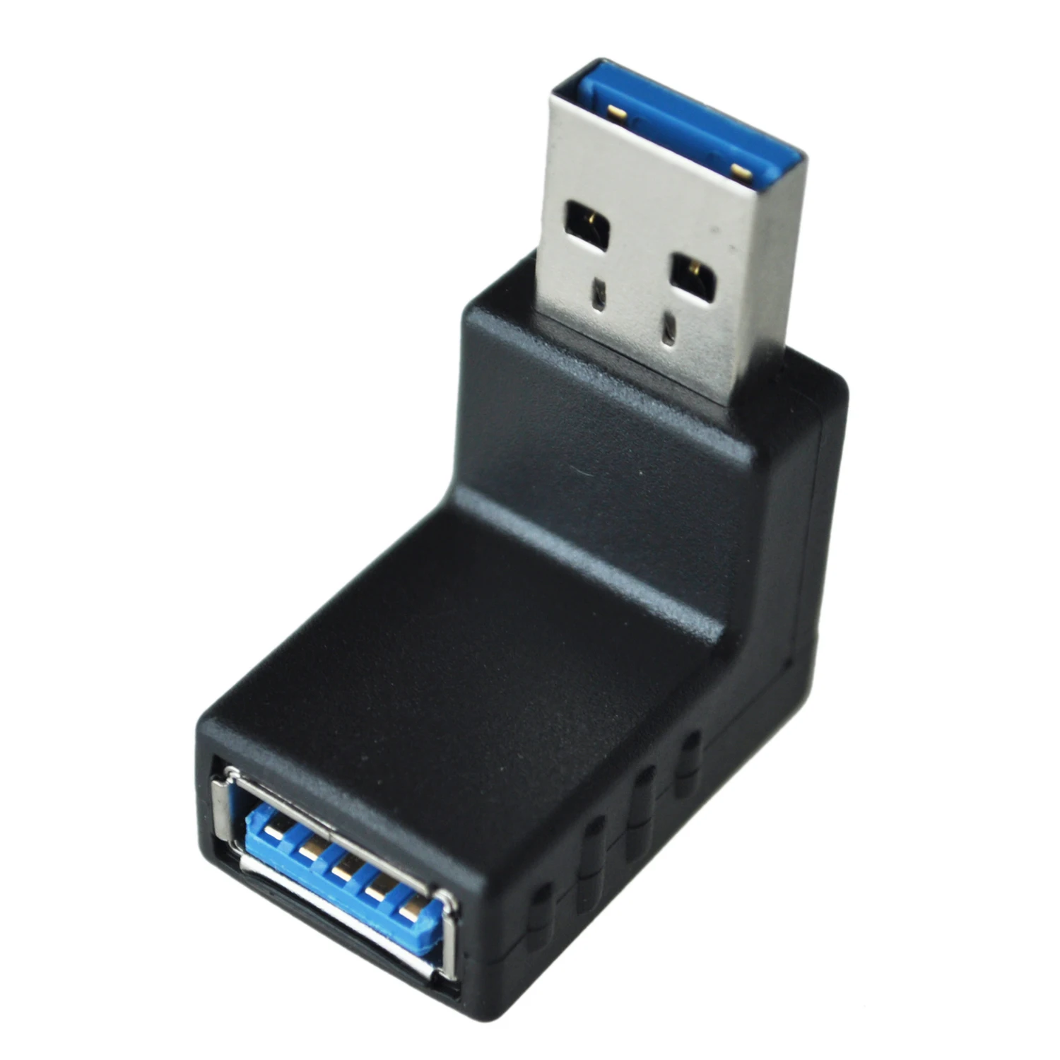 IMC Hot 90 Degree USB 3.0 A Male to Female M/F Plug Adapter Connector